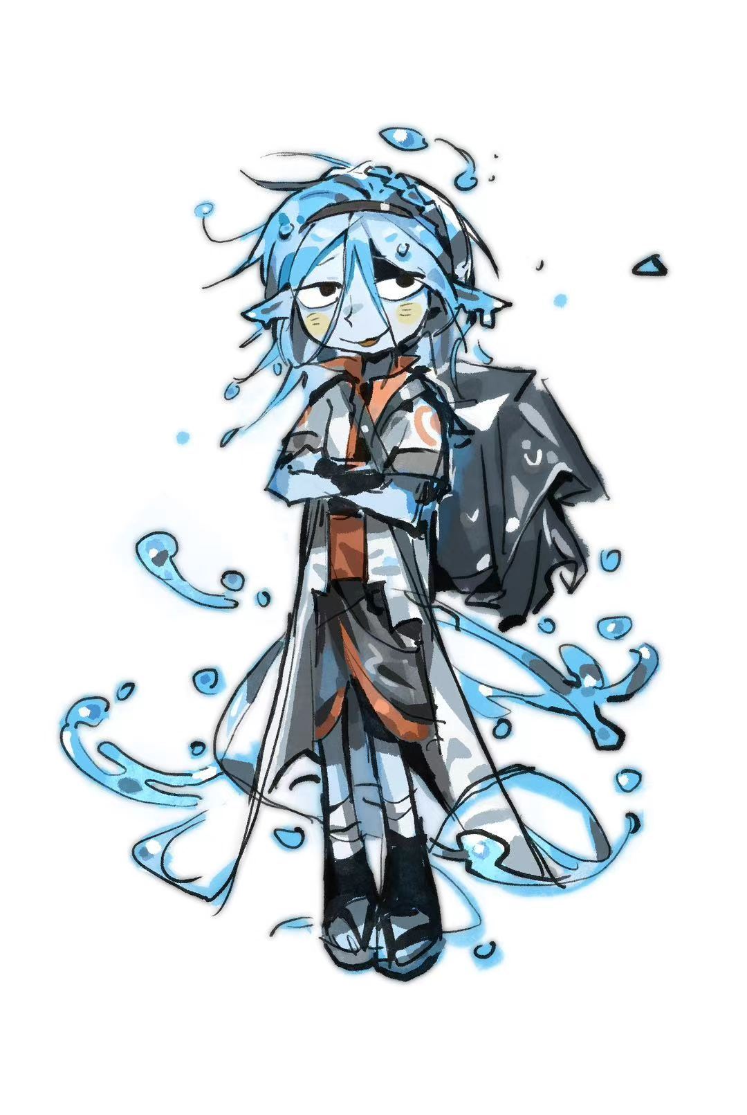 水元素裔法师
