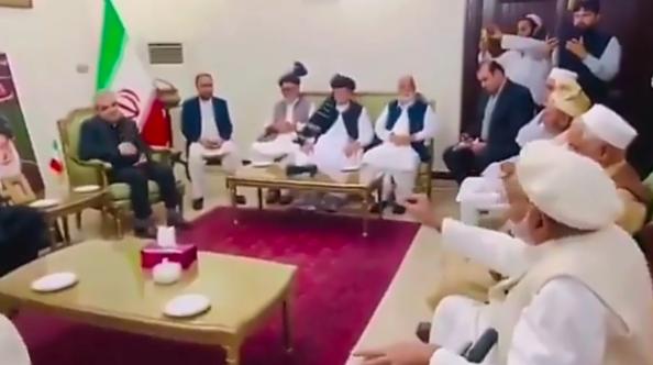 巴基斯坦普什图部落首领代表到伊朗领事馆，表态称：“如果您下令，数百万普什图族部落