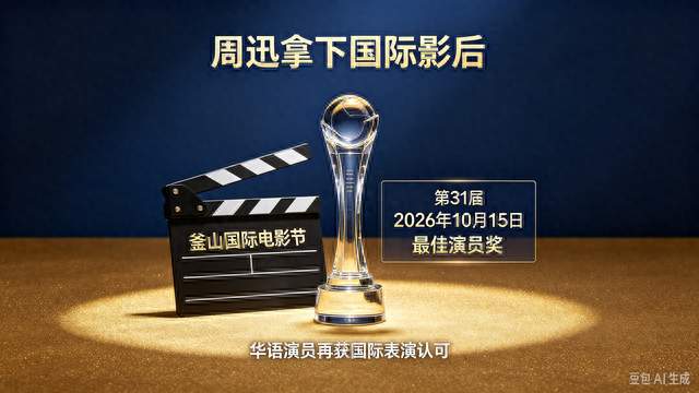 实至名归！周迅拿下釜山A类电影节影后