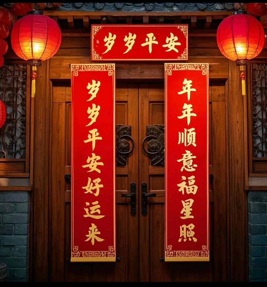 上联：岁岁平安好运来，诚邀下联年年顺意福星照