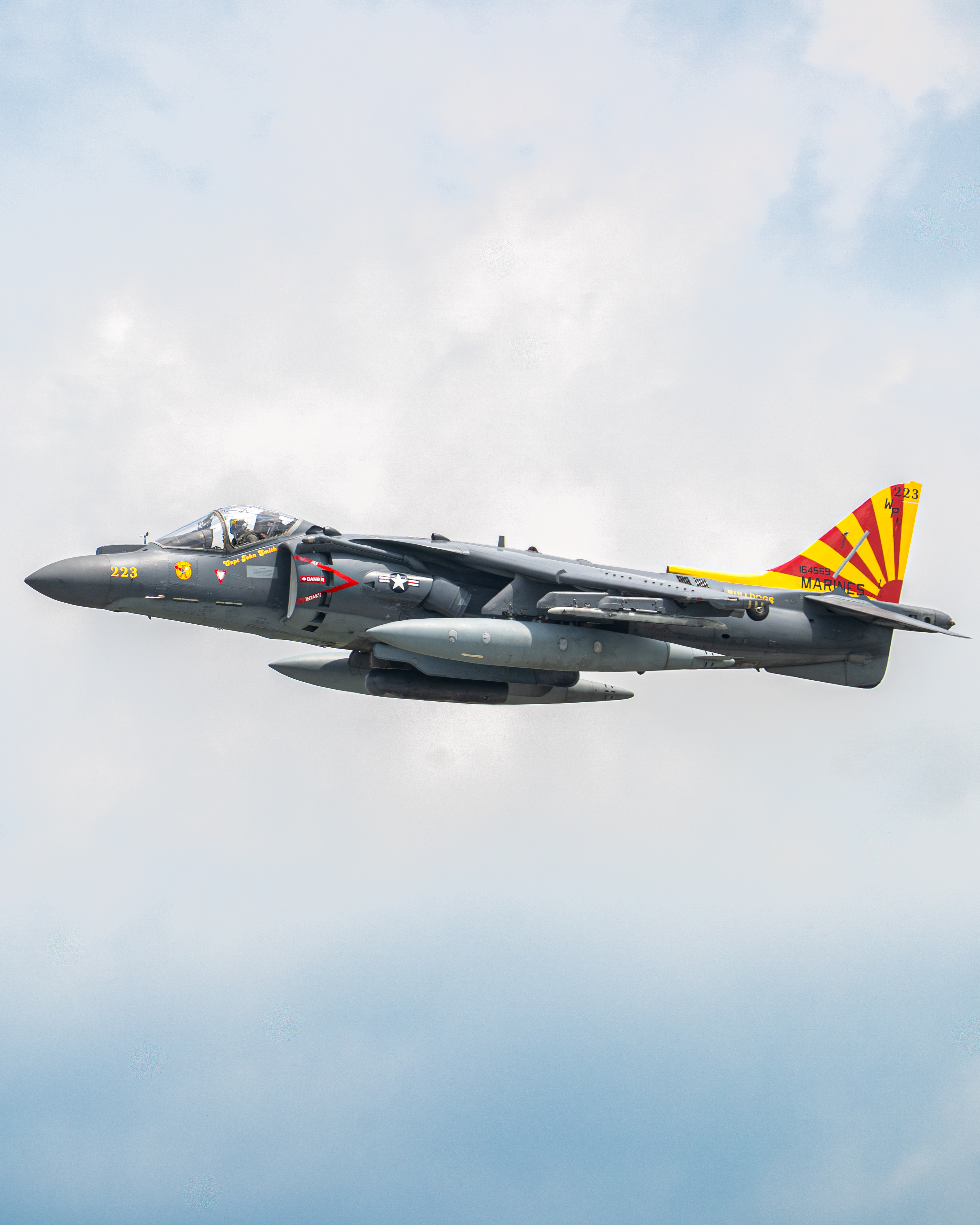 VMA-223中队旗下AV-8B ​​​