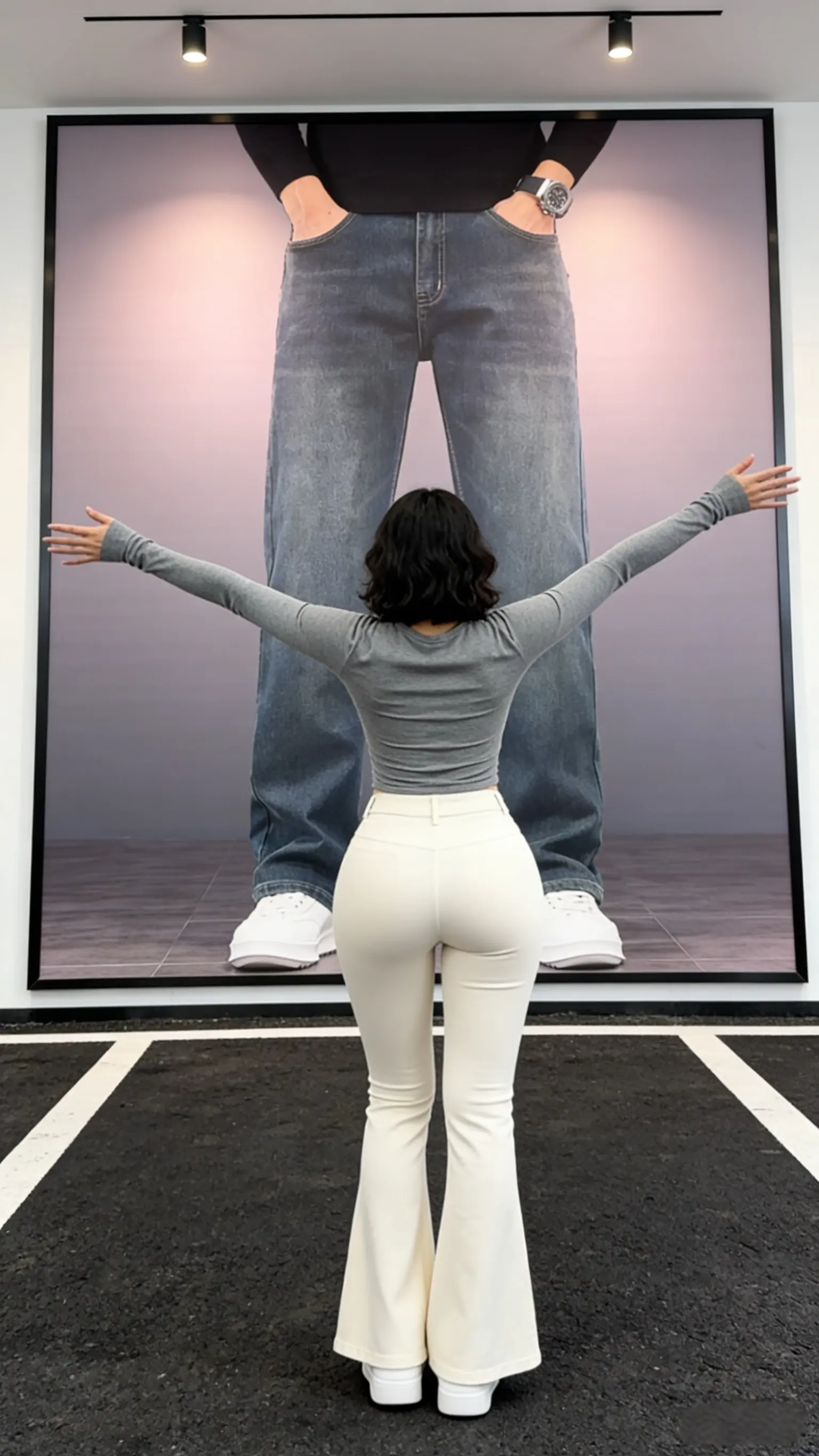 新百伦香港2026春夏季新款牛仔裤男士潮牌宽松直筒休闲高端阔腿裤   ...