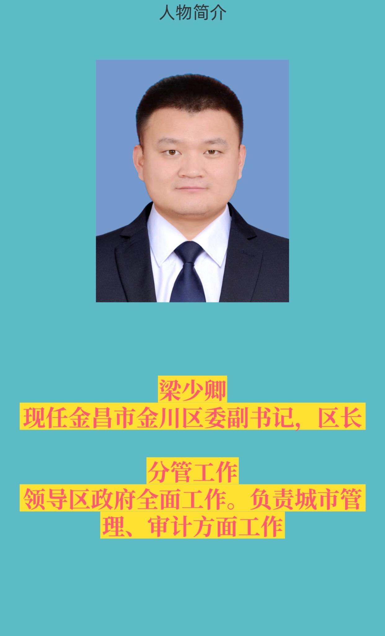 金昌金川区政府领导。