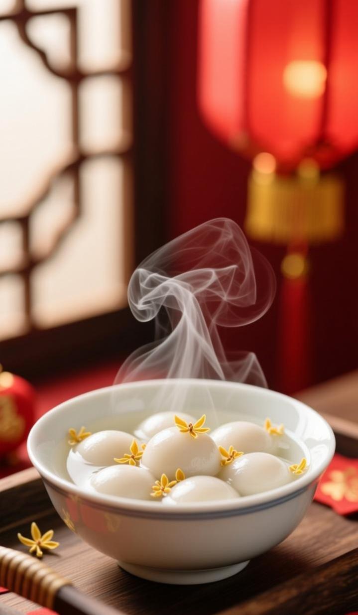 元宵佳节，一碗汤圆，盛满的是团圆的温度，也是对生活最美好的期许。那一口软糯香甜，