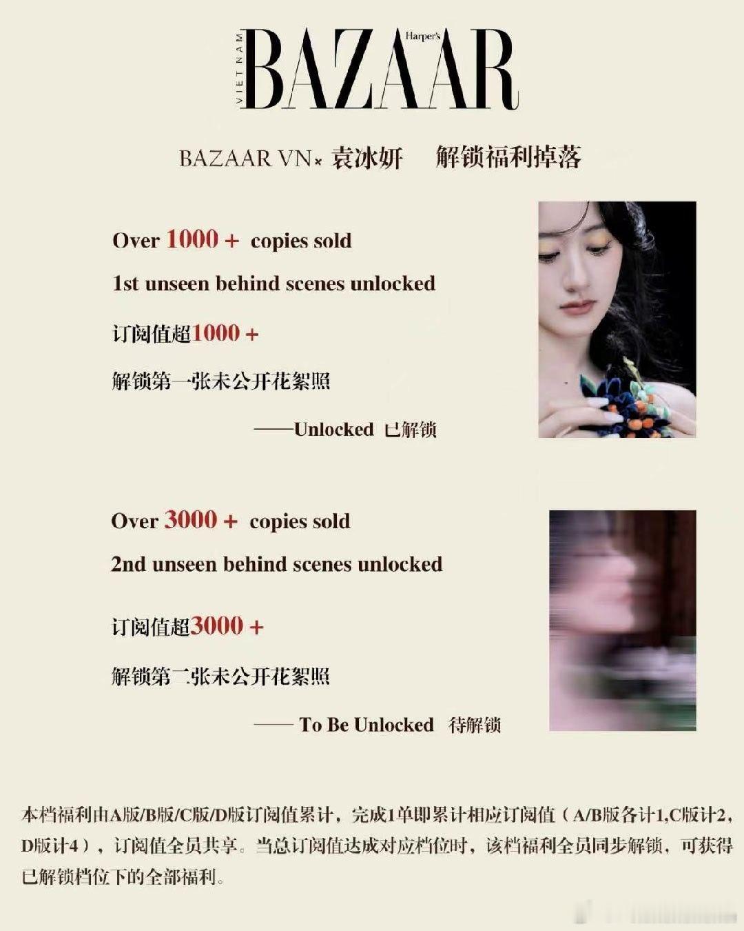 袁冰妍的越南版Bazaar杂志解锁第一张花絮照片了，不愧是付费的，好看！ 