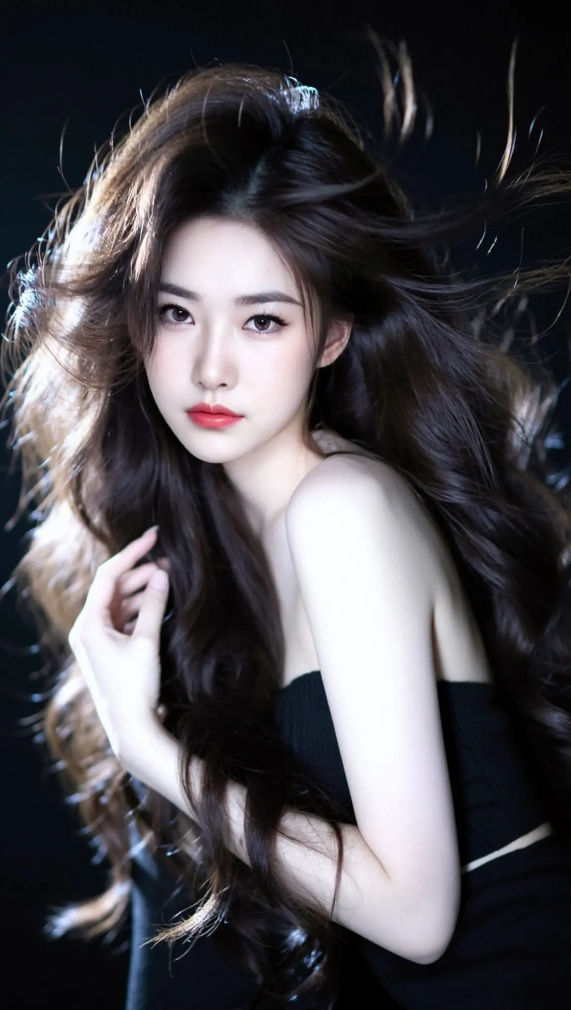 AI卷发氛围感写真 ai创作