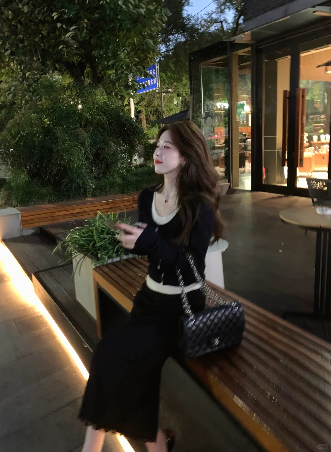 清冷又显瘦的假两件上衣呀！！