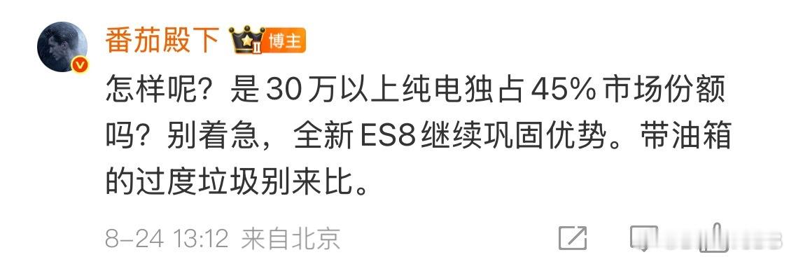 理想是过度垃圾，智己是过度垃圾，问界更是过度垃圾…哦对了，小鹏即将是过度垃圾，小