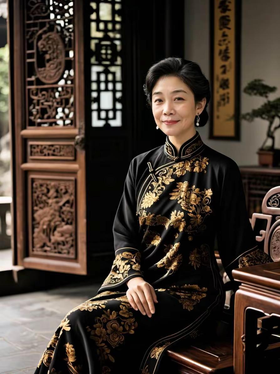 今日分享。AI中式宅邸写真 ai创作