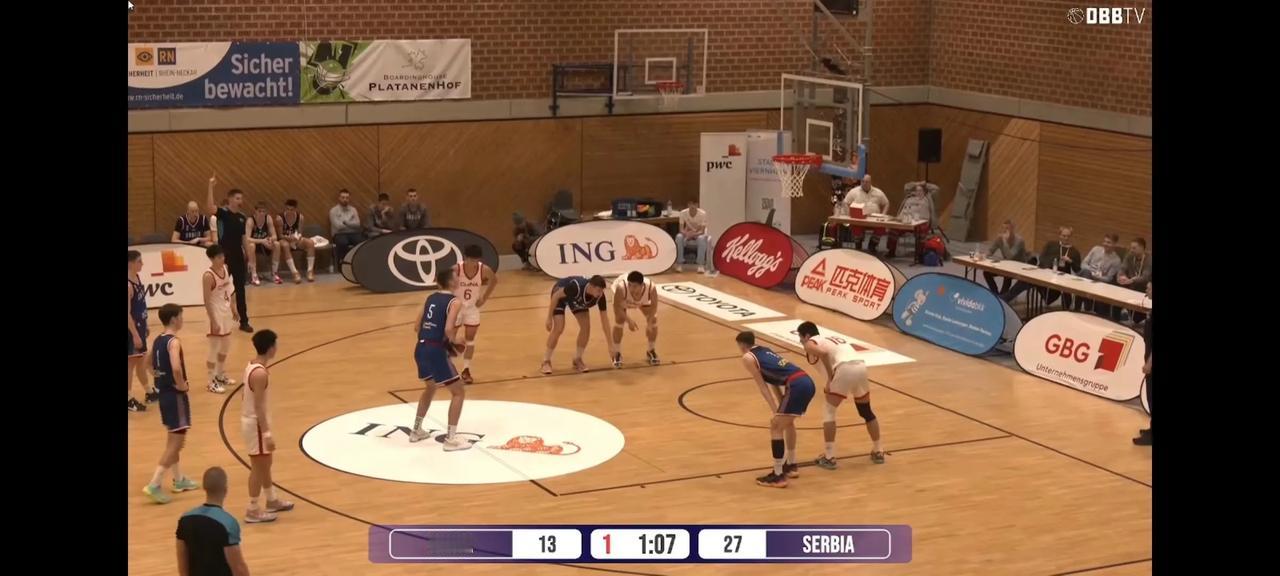 U17男篮出国参加比赛，咱们的球员这身体，跟塞尔维亚一比，人家又高又壮，完全可以