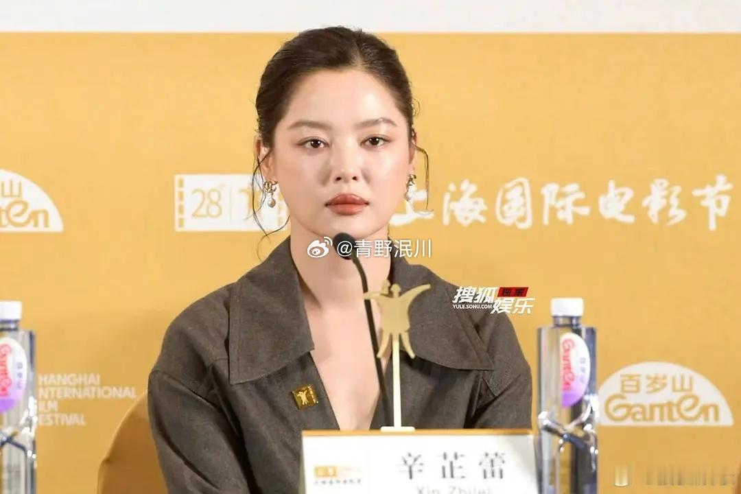 辛芷蕾的脸型这么圆吗 