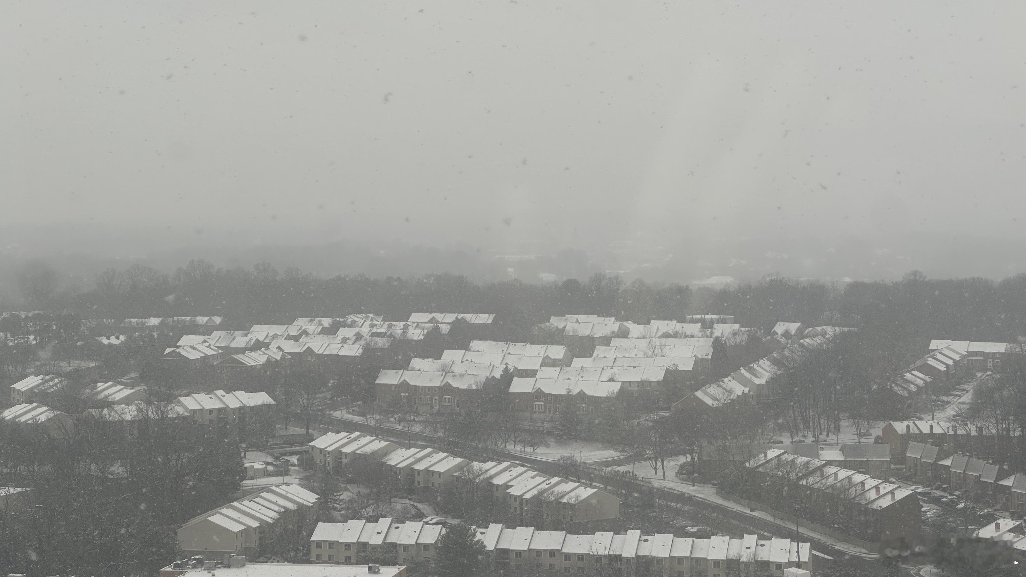 今年冬天第一场雪！！！❄️ 