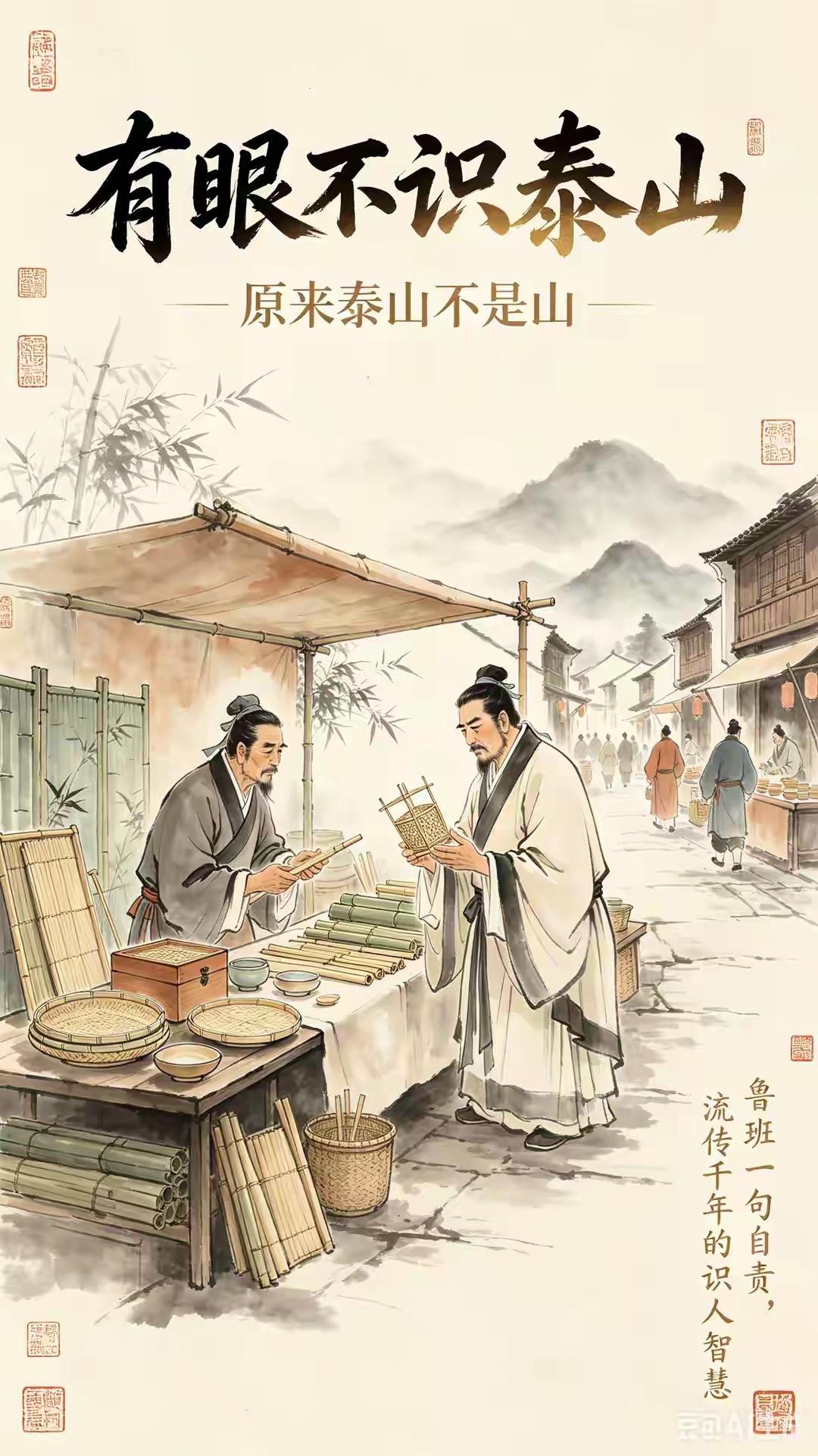 很多人误以为“有眼不识泰山”里的泰山是东岳名山，其实这是流传已久的误区。这个典故