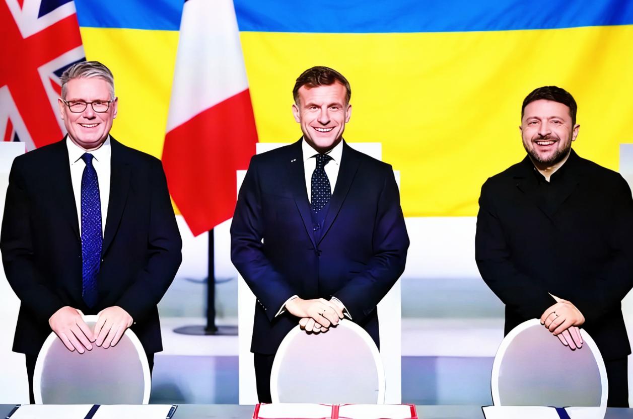 最近，俄乌和评计划还没有落地，英法等国就在巴黎开了个会，35个国家都去了，核心就