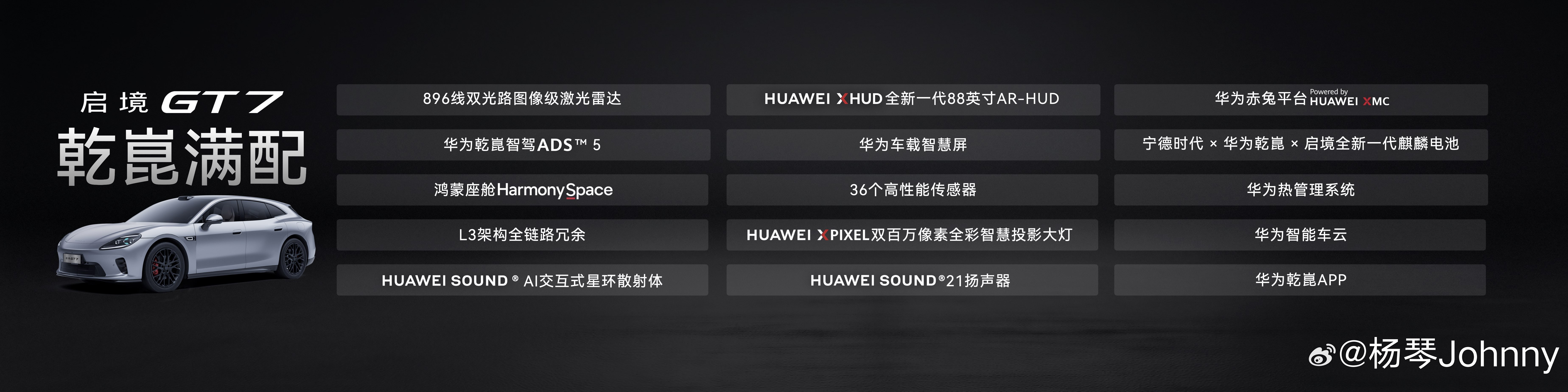 启境率先跟进华为智驾兜底 6月26日，启境GT7正式上市。作为华为乾崑智驾体系的