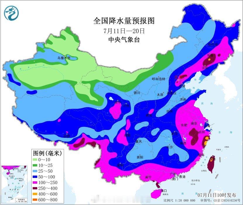 台风巴威 预计11-14日，受台风巴威影响，我国东部地区将有大范围强降雨，台湾岛