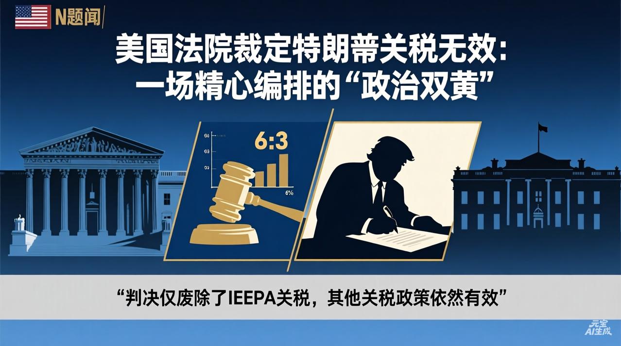 美国法院裁定特朗普关税无效      一场精心编排的“政治双簧”
 
当地时间2