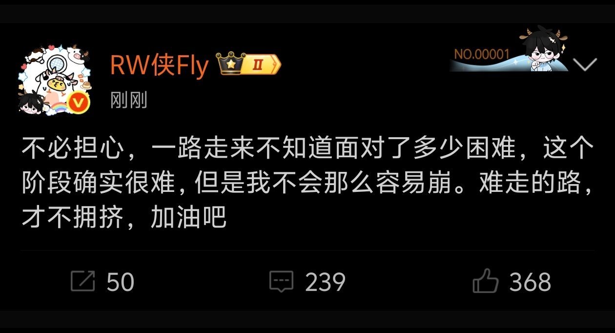 Fly赛后发文 ​​​