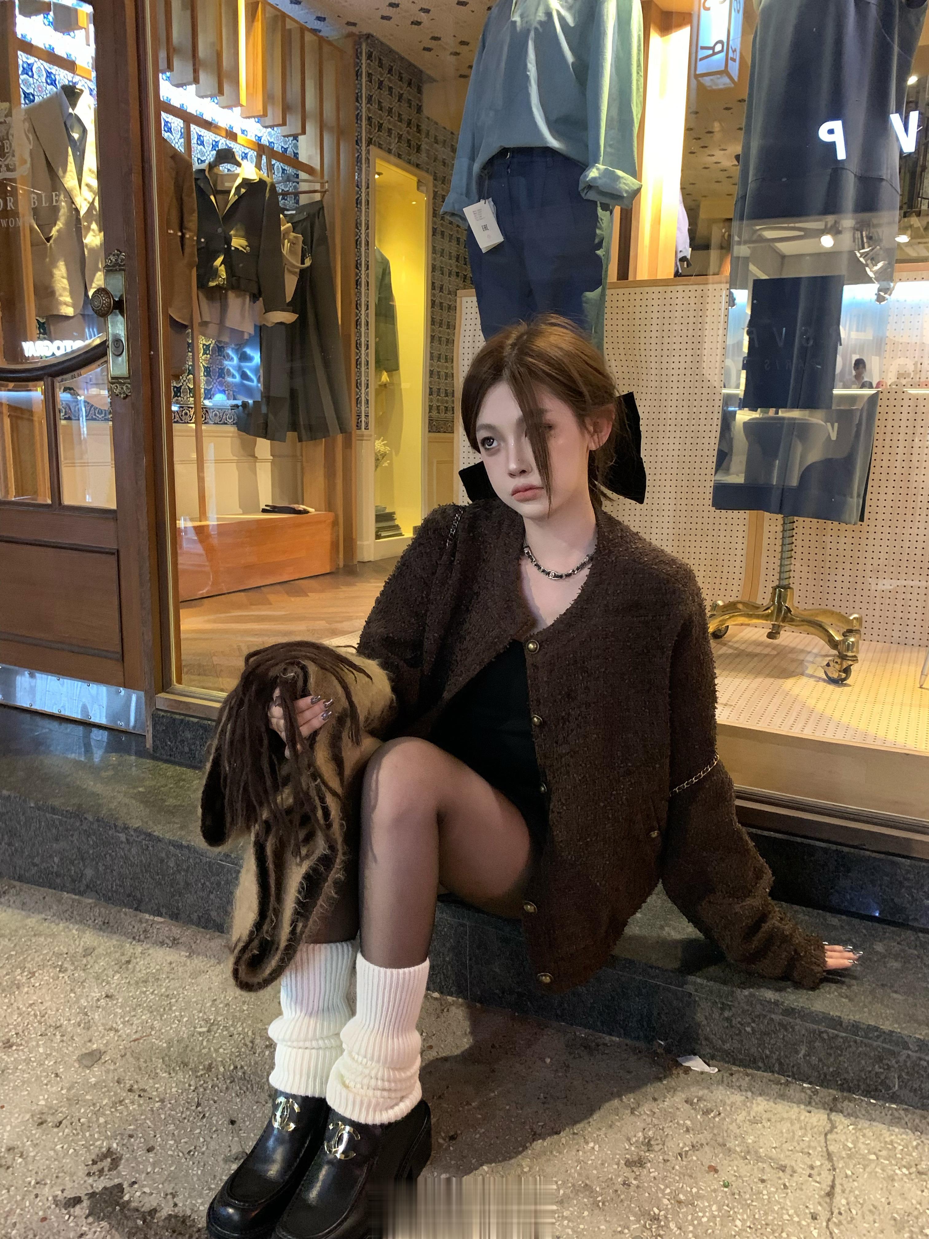 🥂🥂富家千金感还得是小香[污]揪1⃣️铁铁100无门槛哦～小皮鞋➕黑丝搭配y