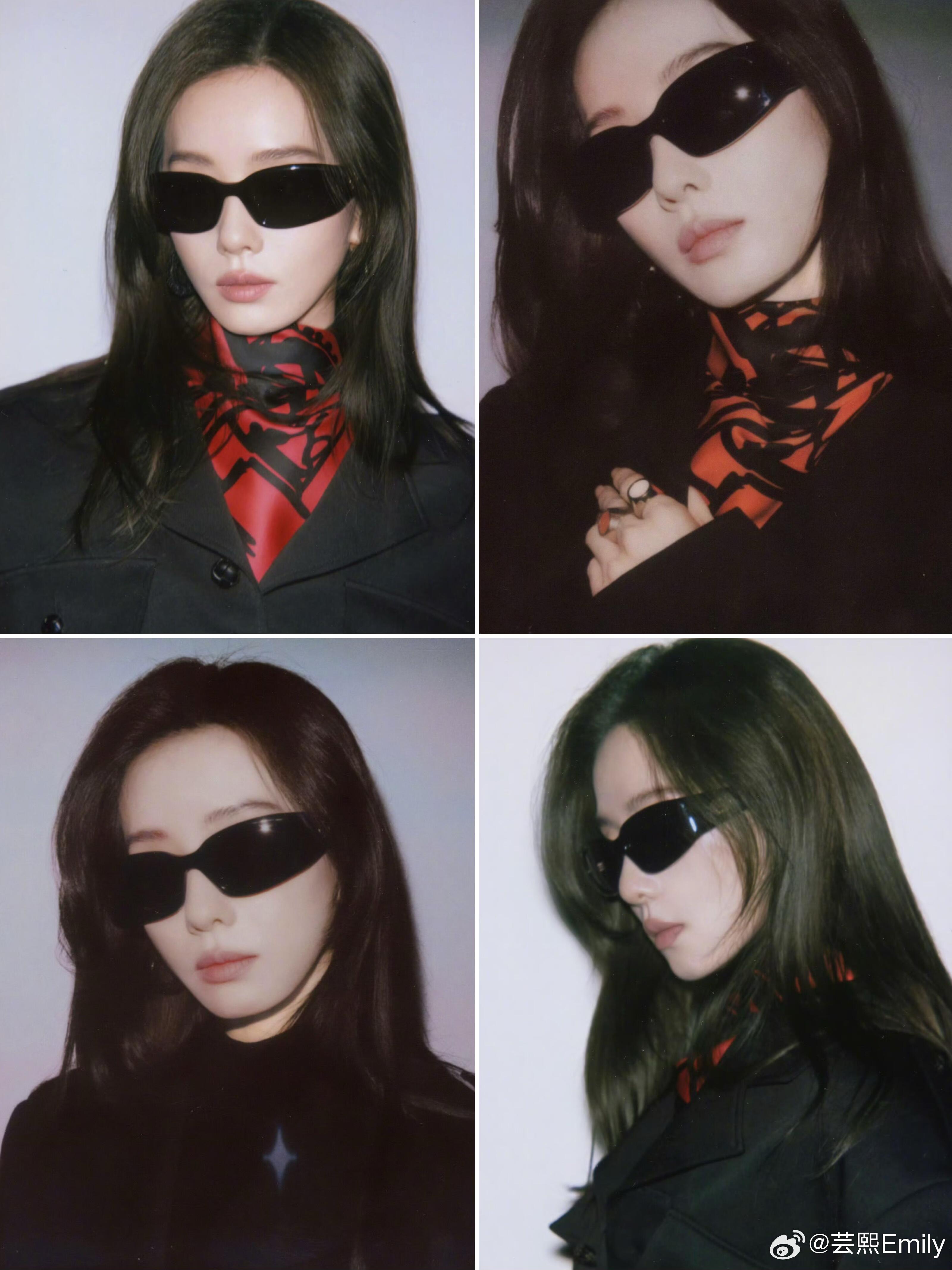 刘诗诗CELINE大秀预热大片，酷飒气场好绝呀刘诗诗作为CELINE全球品牌大使