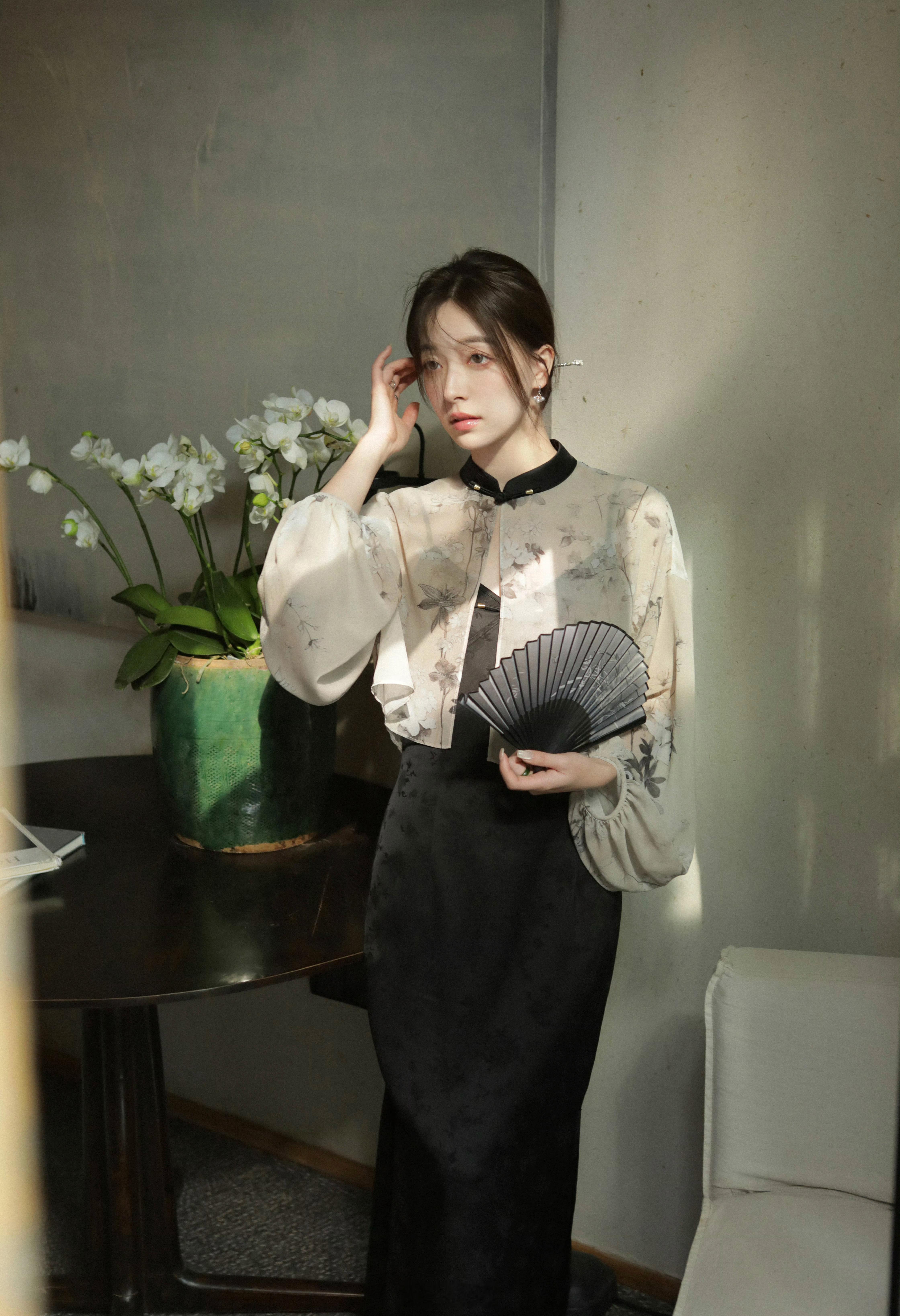 古风味十足的穿搭风格 ​​​