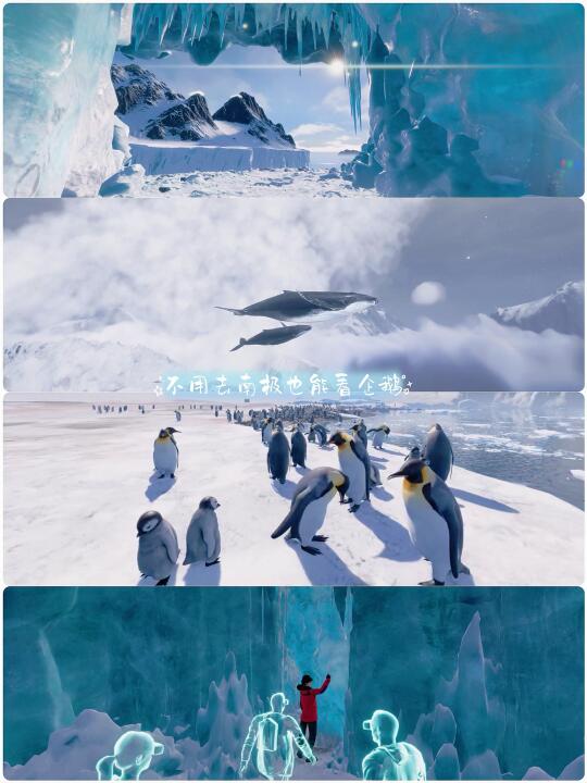 武汉滴‼️居然还藏着南极8k VR大空间🐧