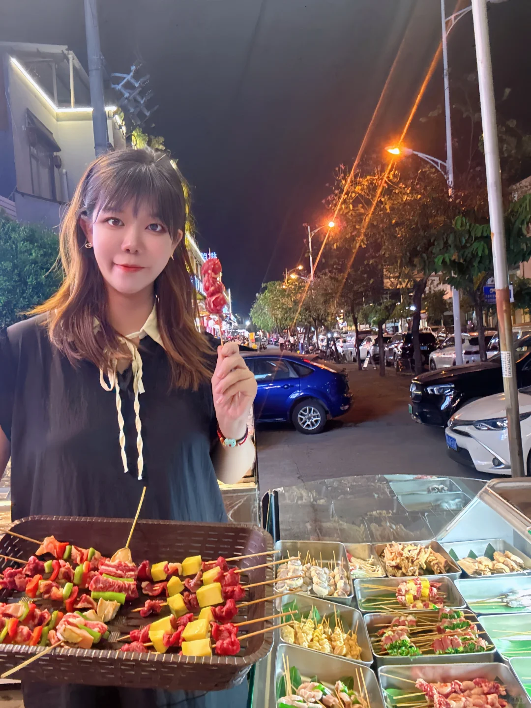 在番禺‼️吃到了坠好吃的烧烤（果酱味～）