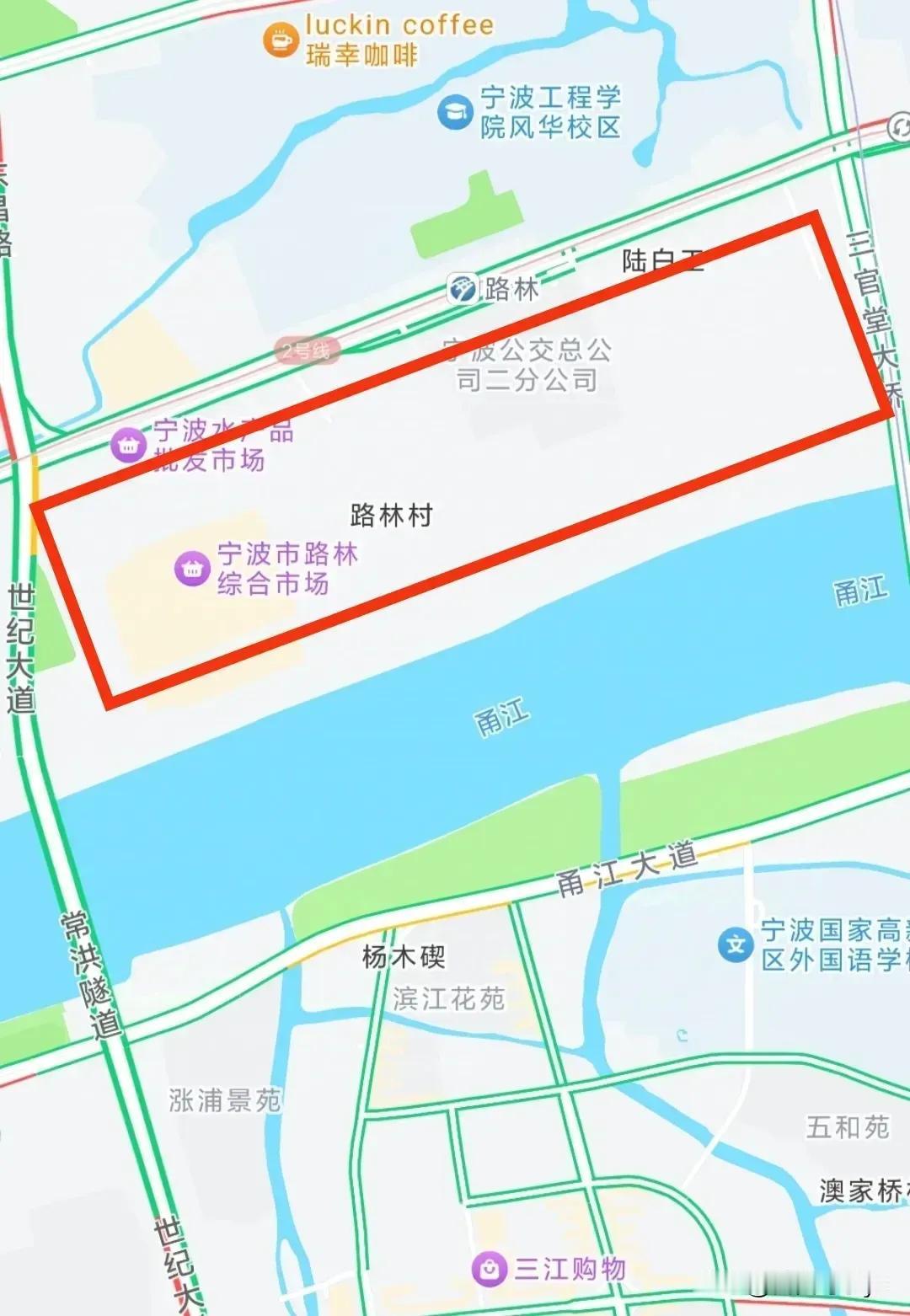 路林水产市场搬往慈城三联村？
腾出地方建香港大学宁波校区？
——网民的想象，都是