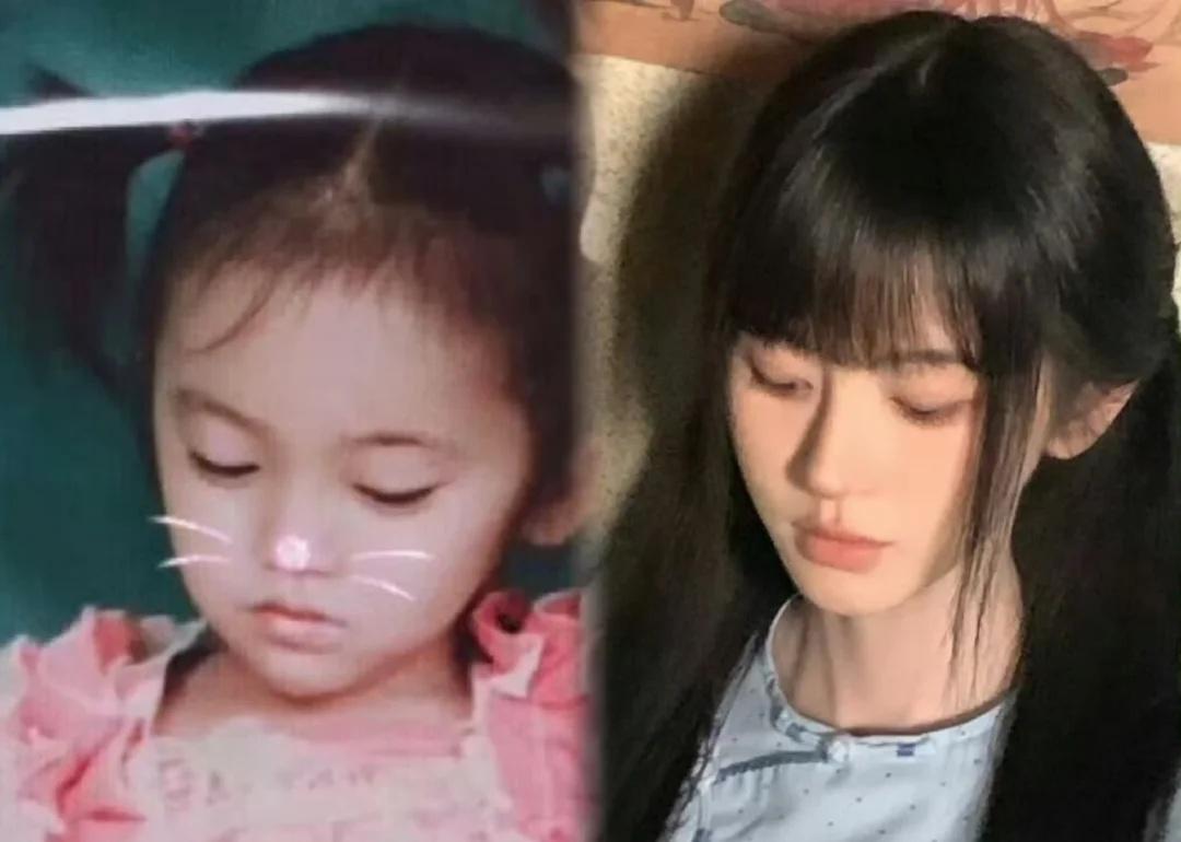 到底怎么才能生出那么可爱的女儿
感觉她跟小时候完全没变化啊，萌的嘞鞠婧祎  鞠婧