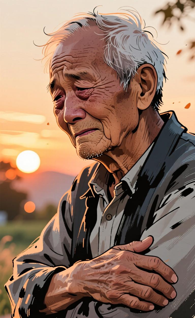 张晓磊那句话，我第一次听是在小区凉亭里，老李头念给我听的。他说这话像根针，扎得他