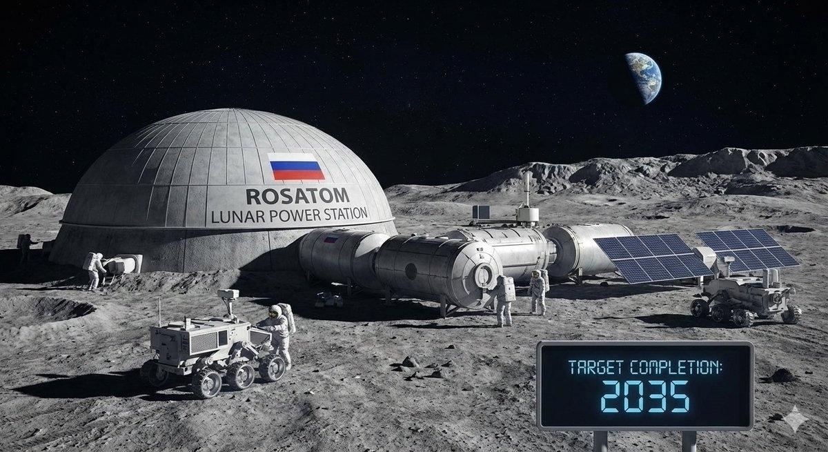 俄罗斯计划建造月球发电站俄罗斯国家航天集团于2025年12月和拉沃奇金科研生产联