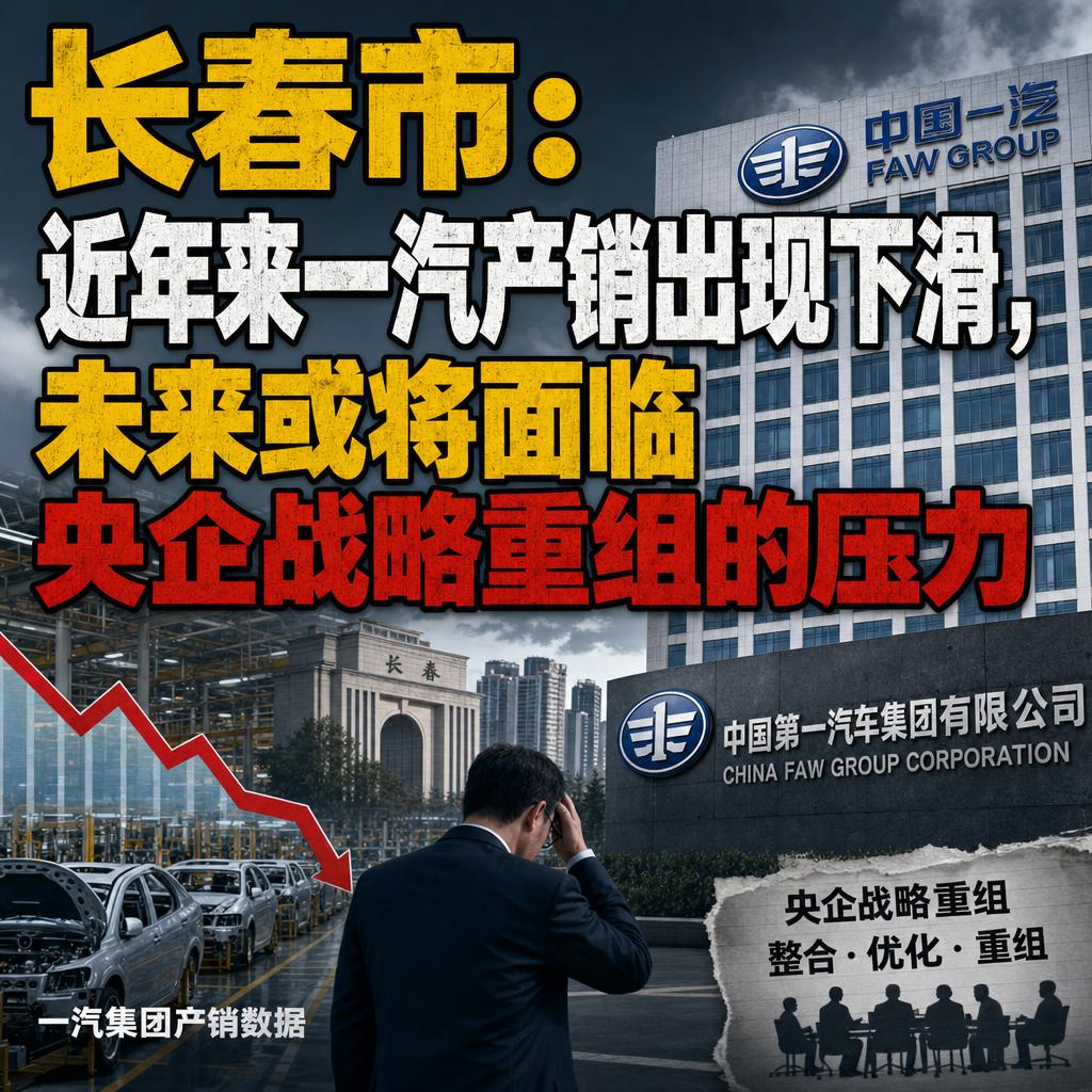 330万辆，这是一汽2025年的产量数字。
比2020年的372.7万辆，足足少