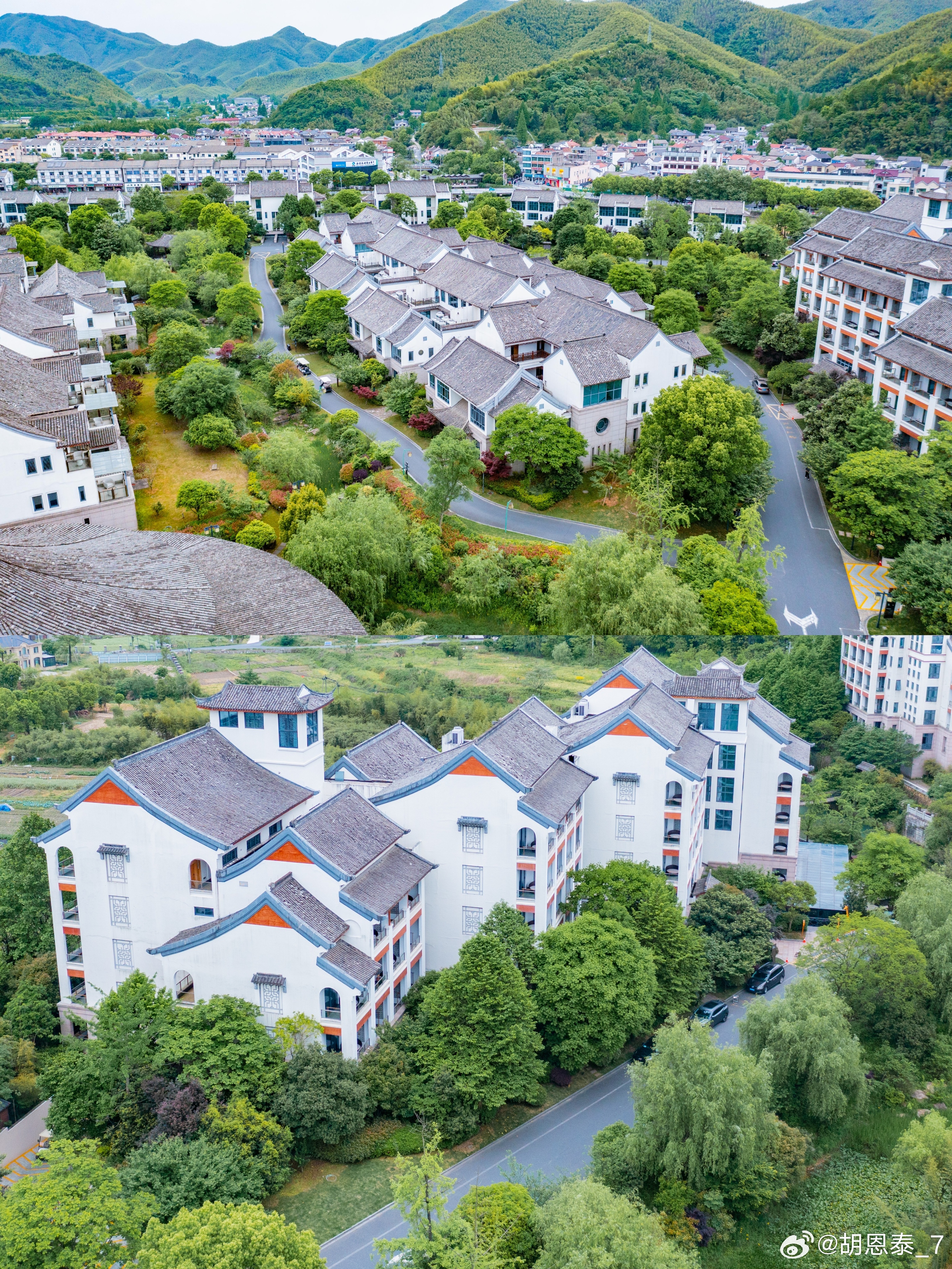 在余村的两天一晚，我们住在大年初一度假村，第二天全天都在度假村里玩，真的像过年一