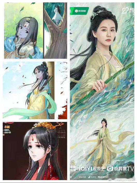 淮水竹亭角色真人动漫对比  淮水竹亭漫改还原度淮水竹亭漫改还原度丁禹兮淮水竹亭预