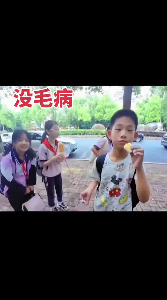 街头问答趣事 小学生采访