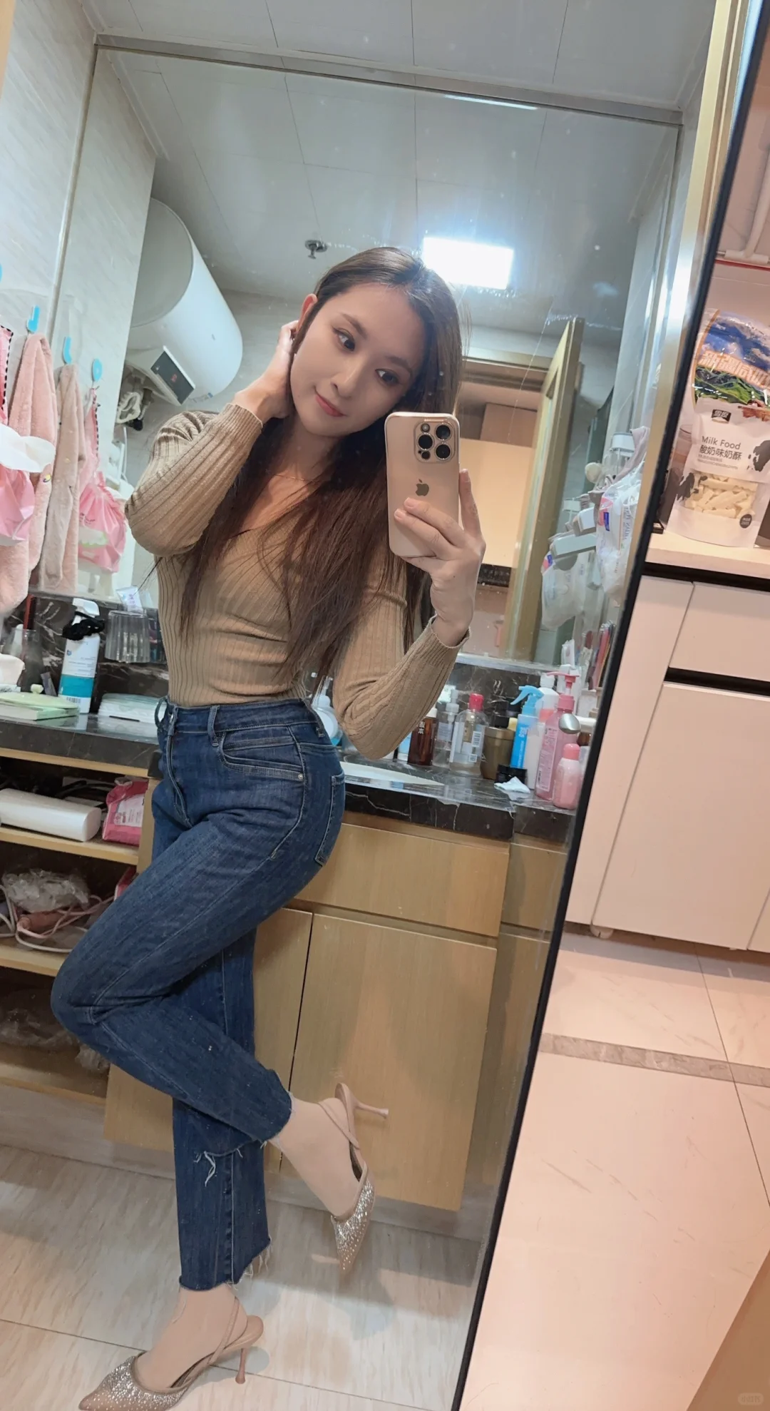 牛仔裤 ootd每日穿搭