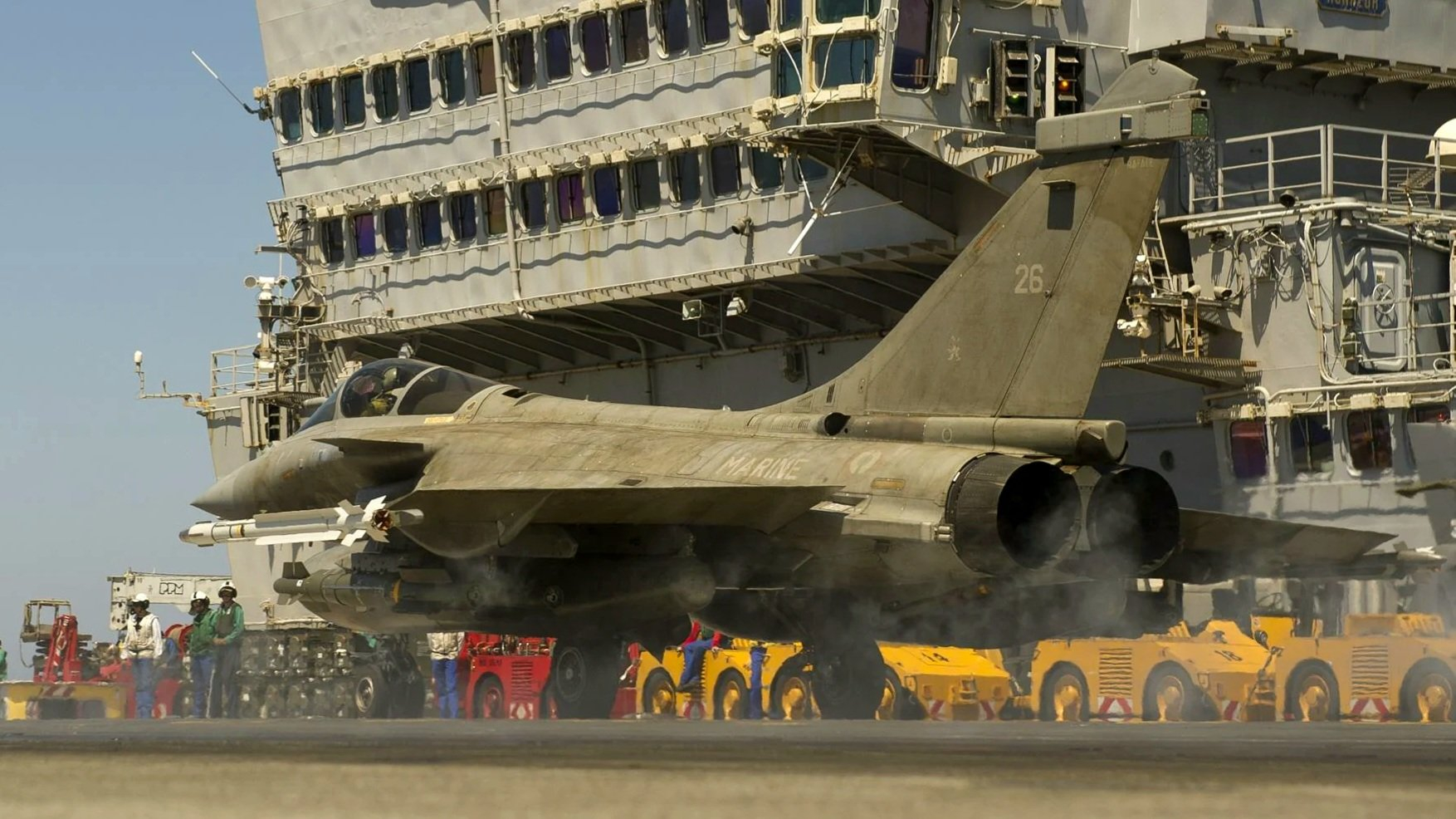 “阵风”舰载机的“做旧风” 