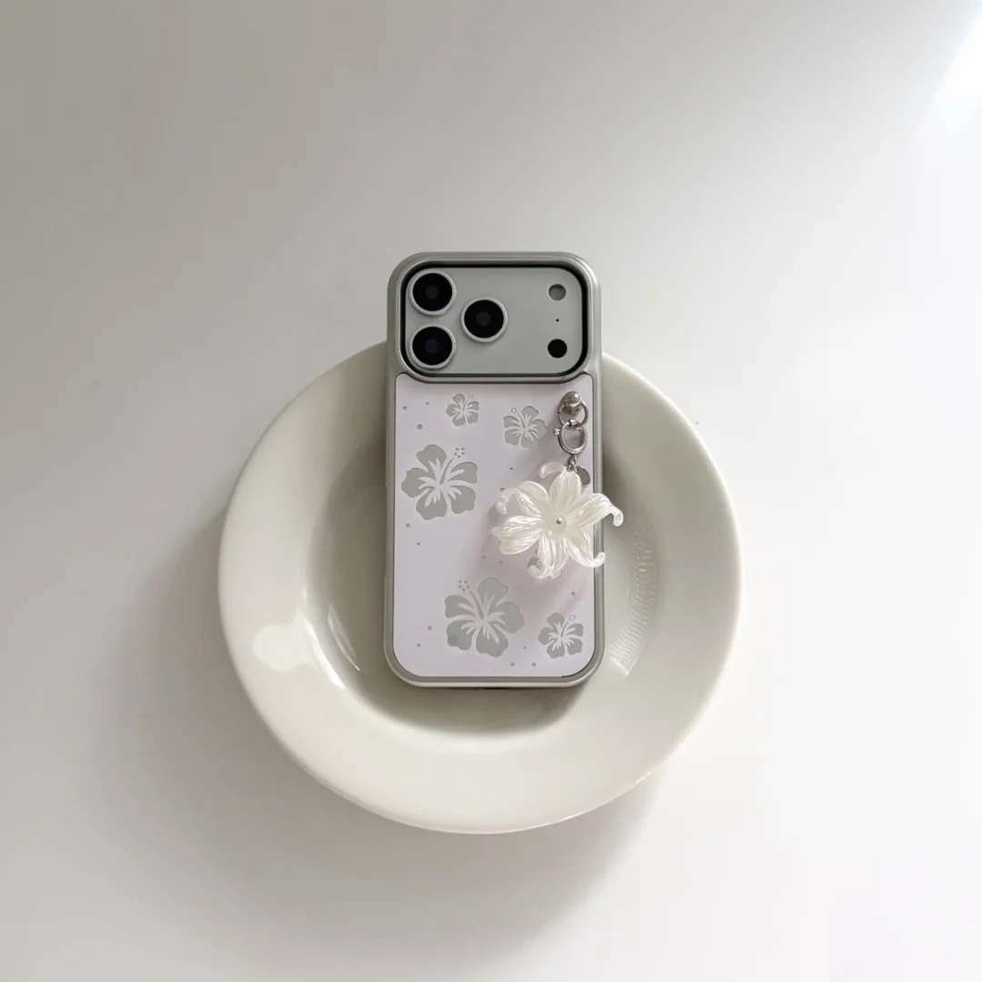 Hibiscus mirror bumper case