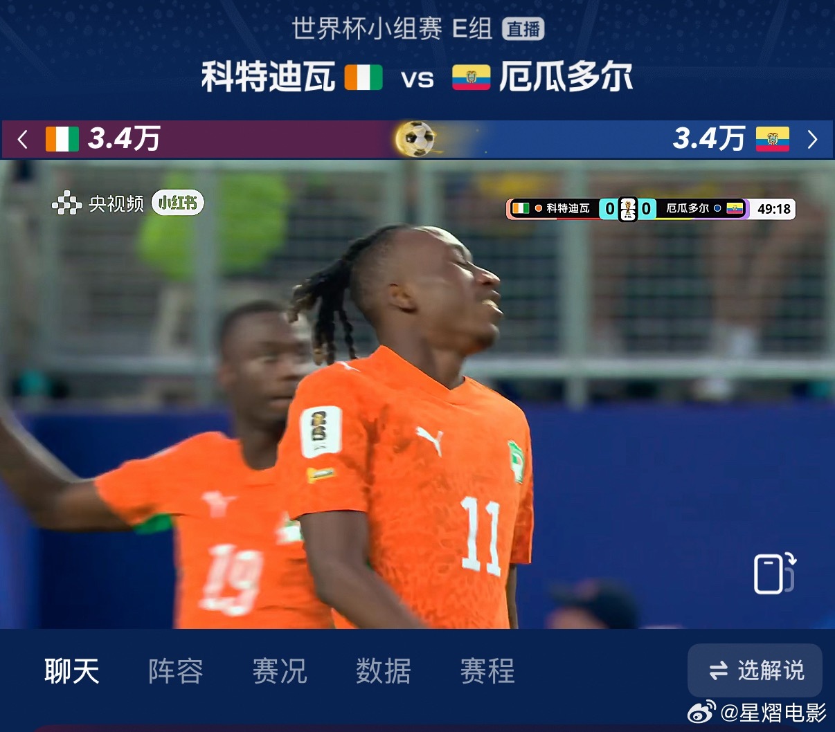 科特迪瓦vs厄瓜多尔科特迪瓦半场0比0厄瓜多尔最终会是0:0吗好像挺多人买0:0