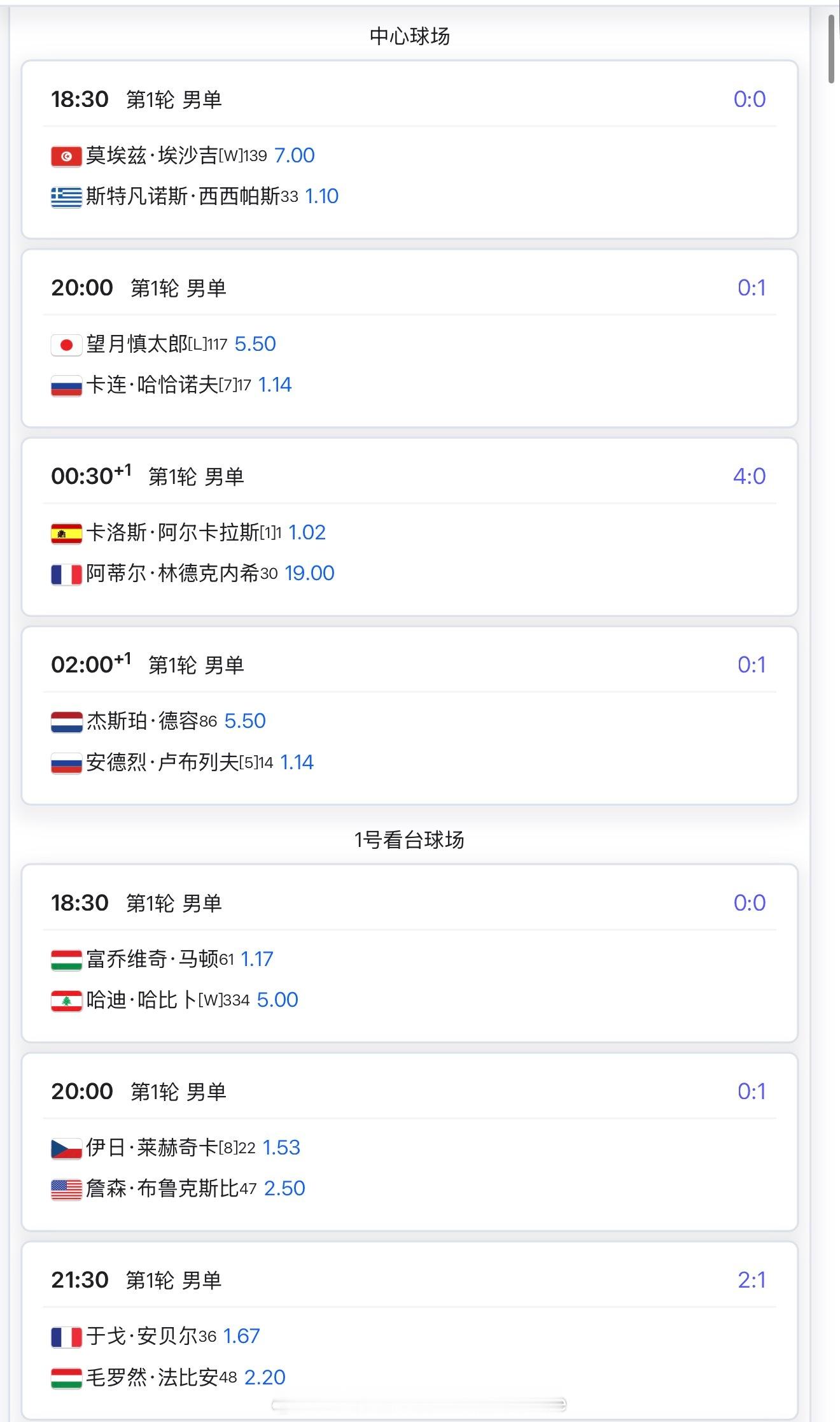【今日比赛赛程+直播赛程】众大牌出战不直播 