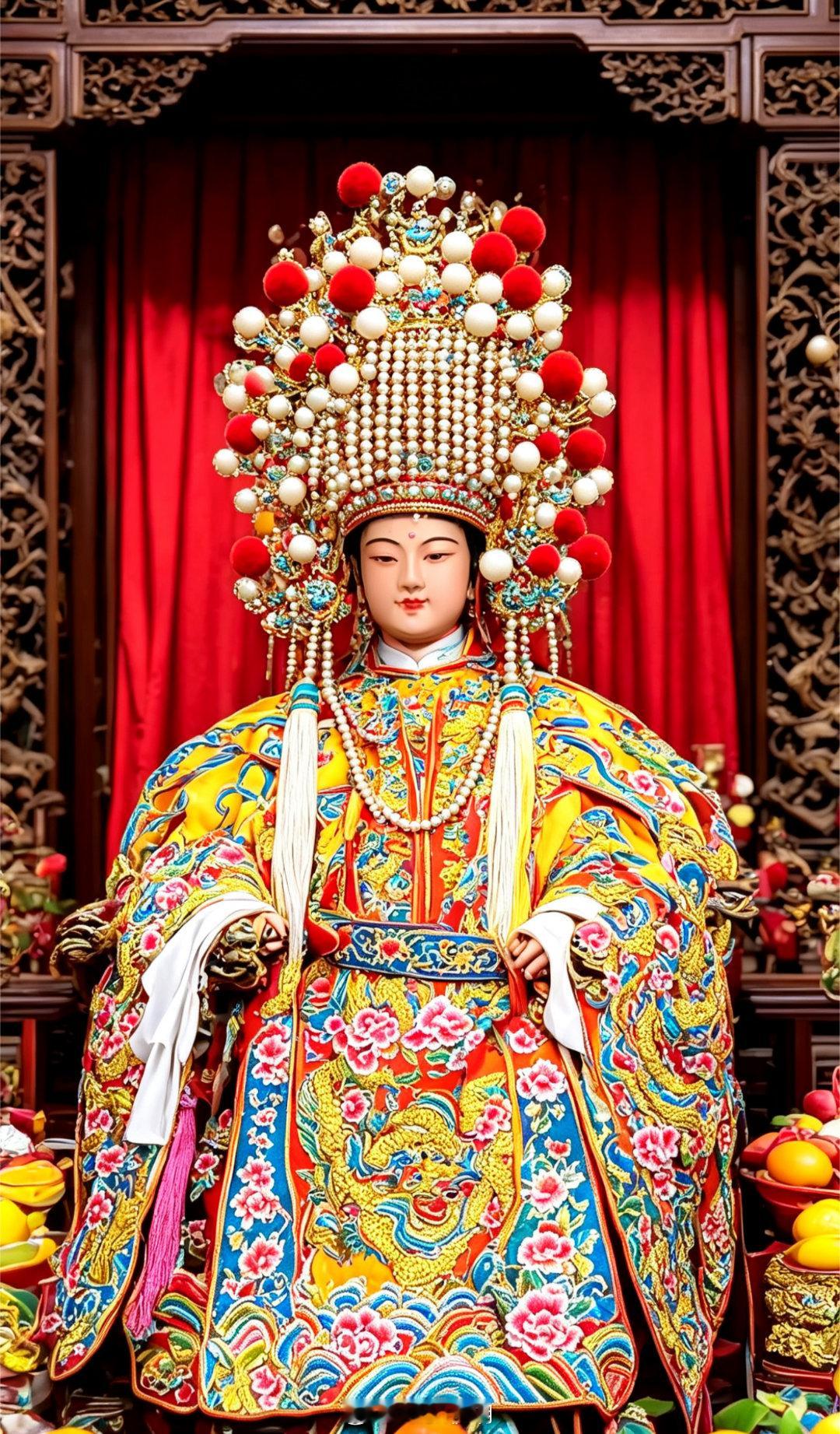 礼赞妈祖娘娘，妈祖赐福保佑，你会越来越好，无比幸运呀 ​​​