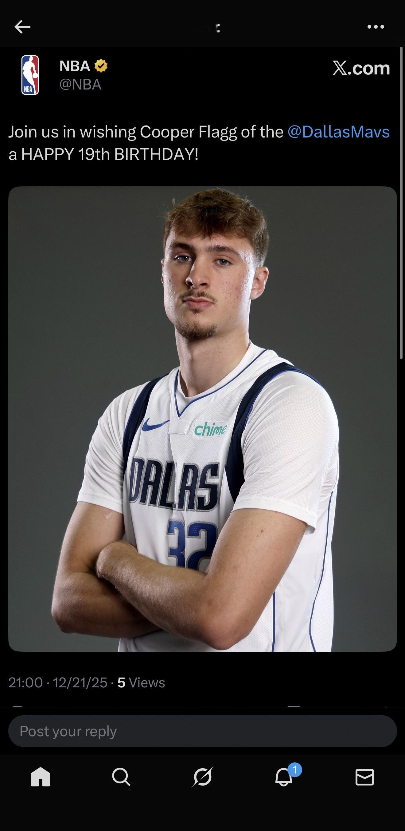 祝弗拉格 19 岁生日快乐🎂NBA常规赛