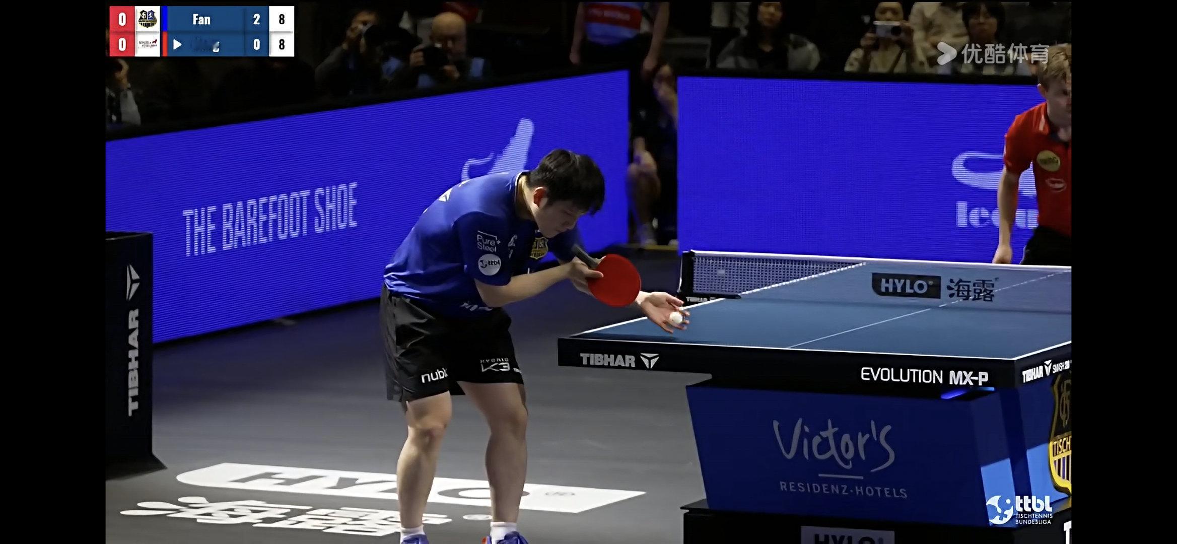 第三局，12:10，我真的一点没有波澜。因为比赛节奏，樊振东掌握，多打几个球，回