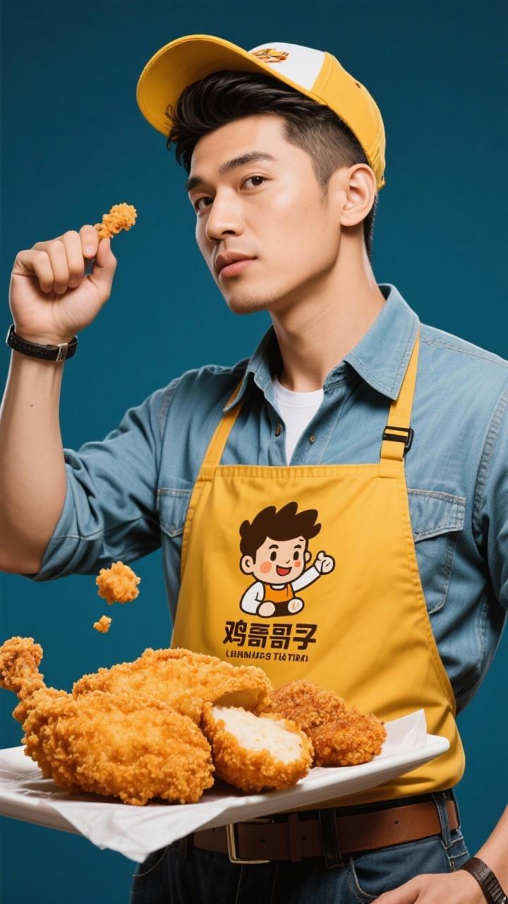 最近，一位被网友称为“鸡排哥”的摊主，在杭州街头火出圈。
不是因为味道多惊艳，而