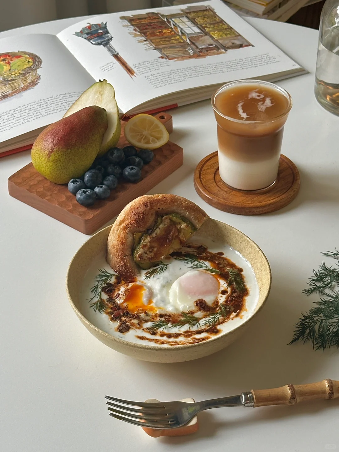 周末囤包🧺蔬菜料理面包与土耳其蛋🥖🍳