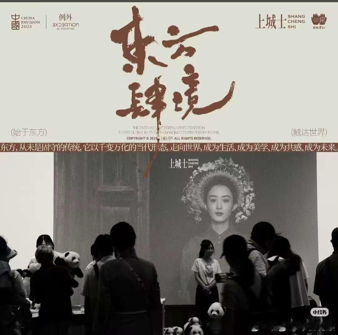 赵丽颖带着簪花走向世界世博会中国馆赵丽颖簪花图赵丽颖带着簪花走向世界，牛，[66