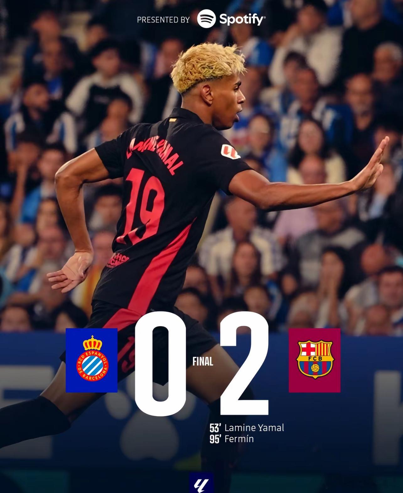 西甲焦点战： 今晚这场加泰罗尼亚德比非常有看头。虽然是客场作战，但巴萨目前的统治