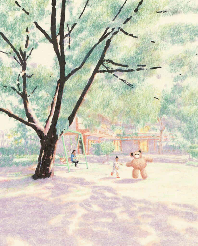 早晨满是风暴在夏日的心中云朵漫游如一条条道别的白色手帕风用其旅人的双手挥动它们聂