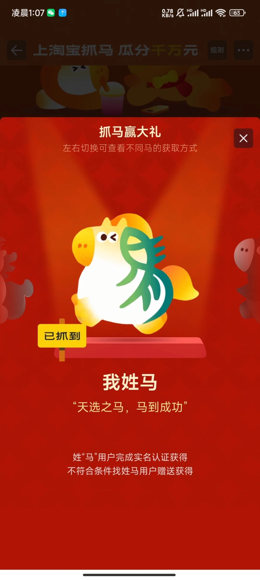 马年姓马的人成宝贝了不怪大家为了抓马挤破头！实在是“我姓马”太难抓啦！现在上淘宝