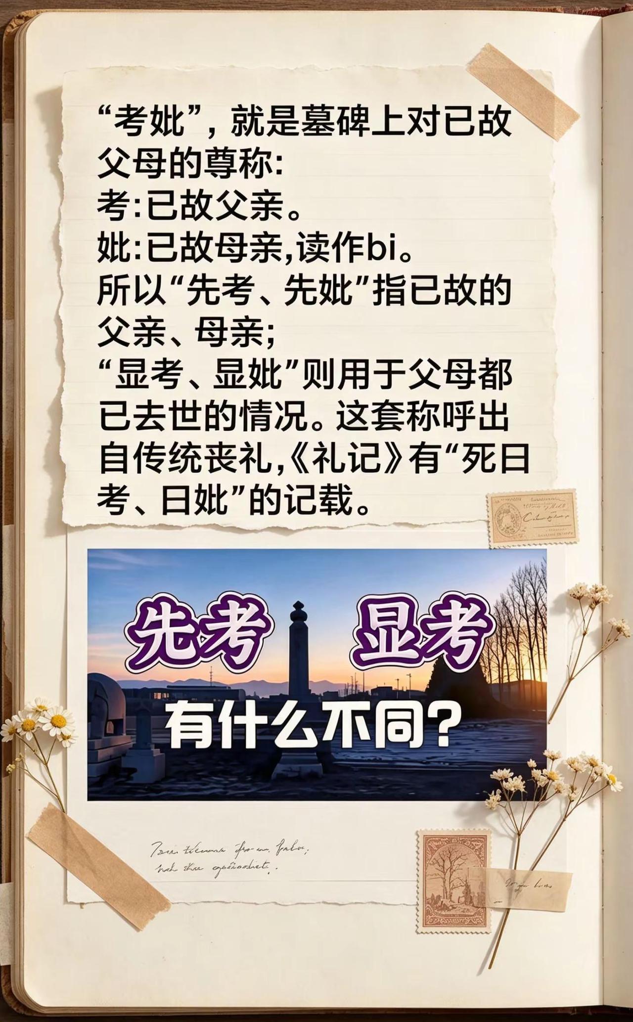 文化知识关于:先考先妣，显考显妣。我评论了@高陵高健 的作品：ai创作 传统文化